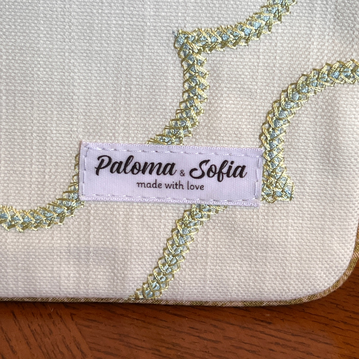 Slim Zipper Pouch Green Morocco