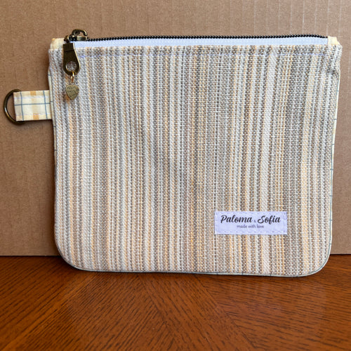 Slim Zipper Pouch Desert Stripes