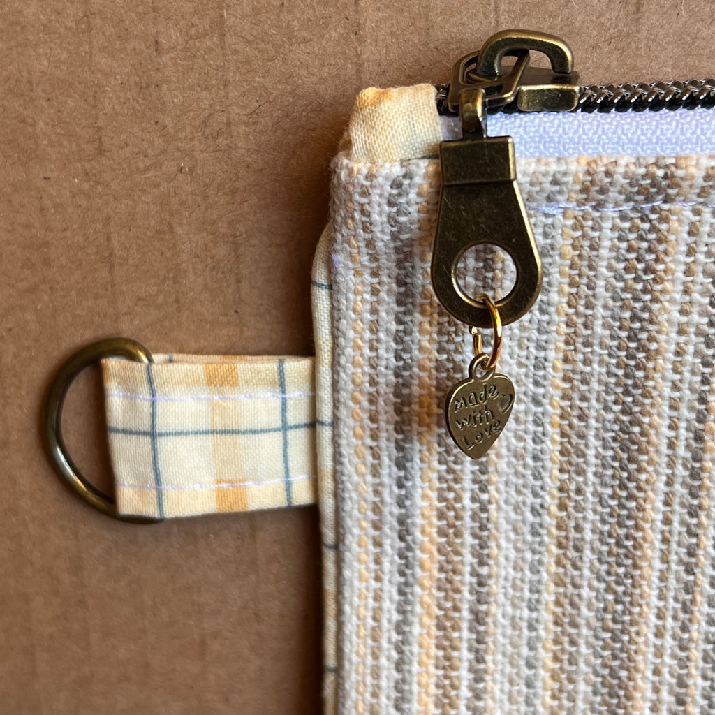 Slim Zipper Pouch Desert Stripes