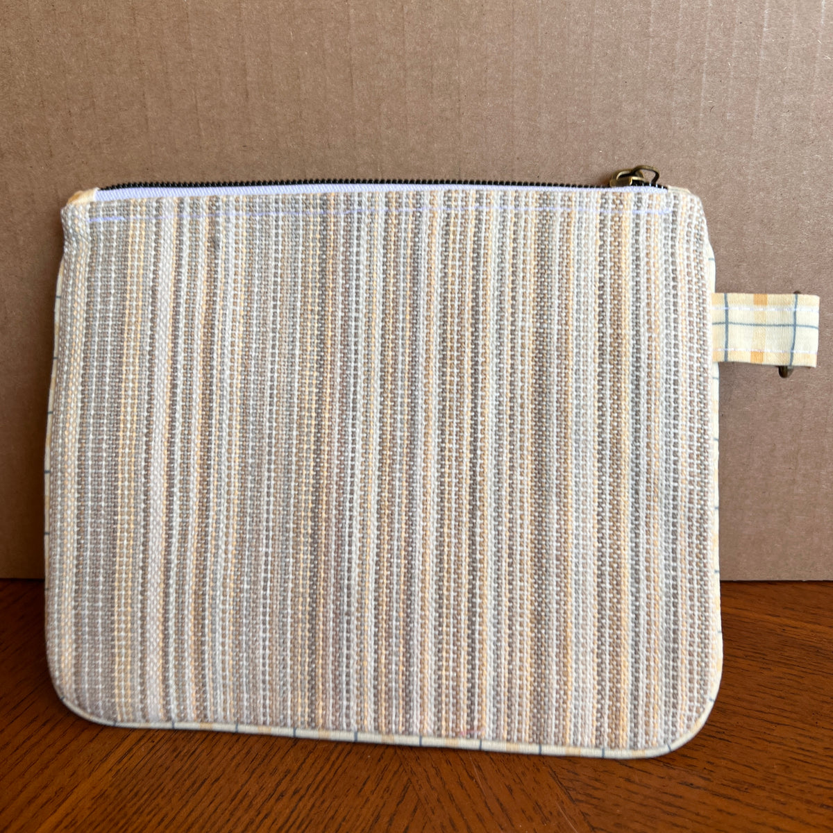 Slim Zipper Pouch Desert Stripes
