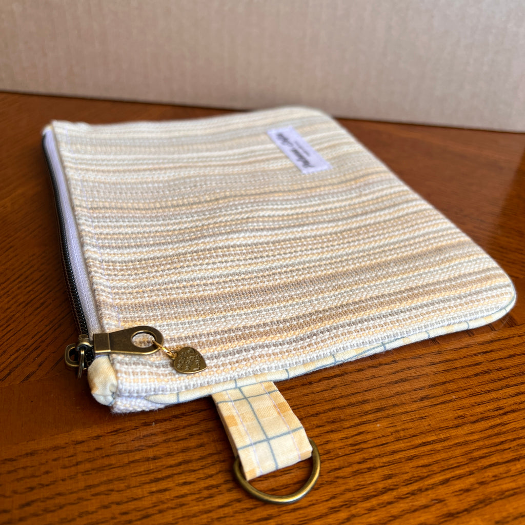 Slim Zipper Pouch Desert Stripes