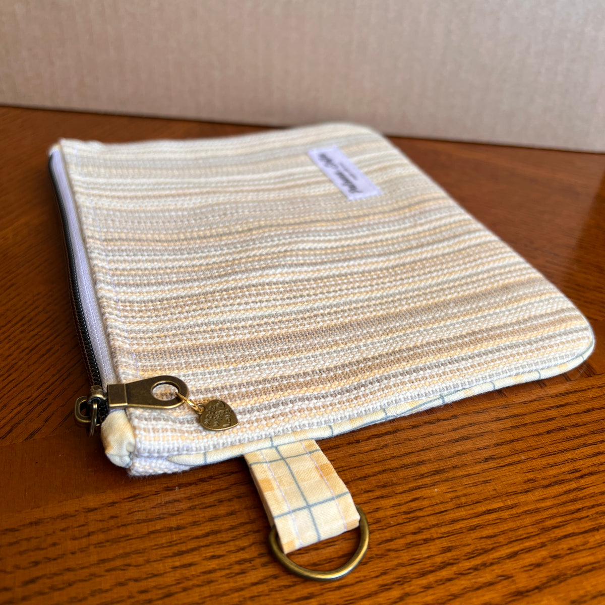 Slim Zipper Pouch Desert Stripes