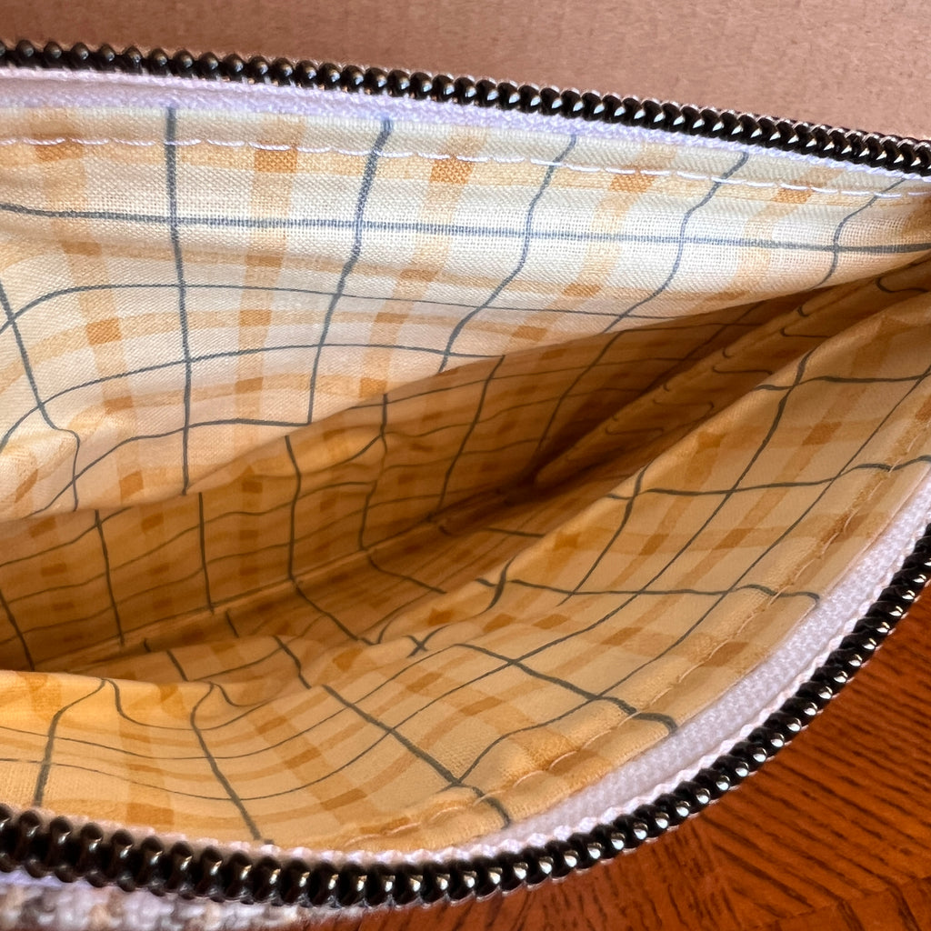 Slim Zipper Pouch Desert Stripes