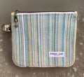 Slim Zipper Pouch Sea Stripes