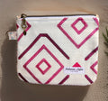 Slim Zipper Pouch Red Diamond