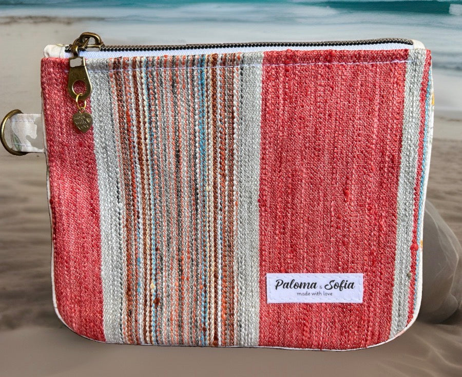 Slim Zipper Pouch Red Desert